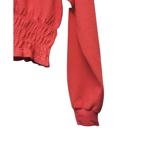 NEW Anthropologie Maeve Pink Smocked Boat Neck Pullover - Large - Picture 8 of 8